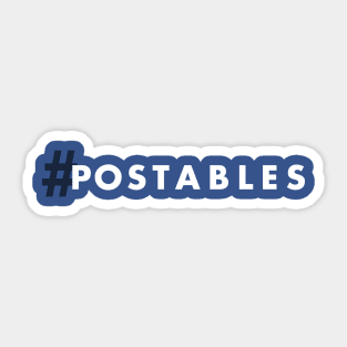 #POstable Hashtag (light) Sticker